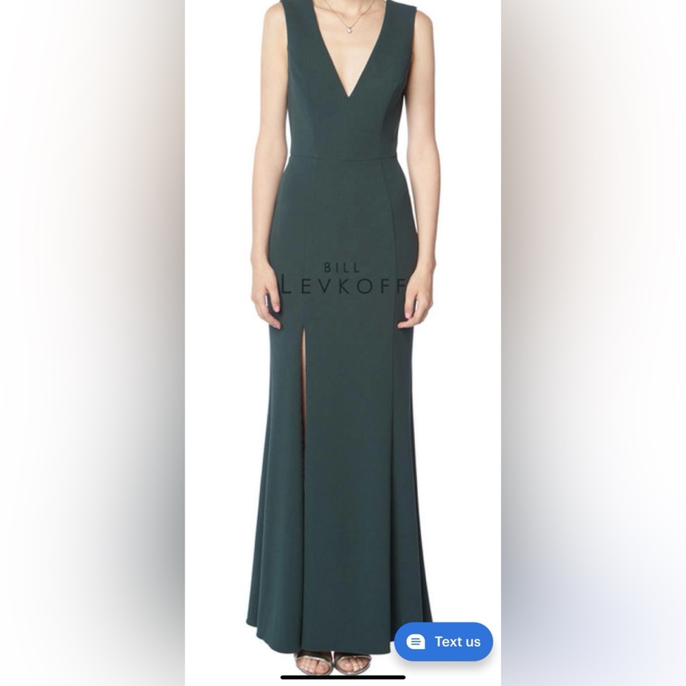 Bill Levkoff Women's Dark Green Maxi Skirt